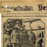 Rarotongan soldiers visit Melbourne