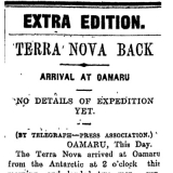 Terra Nova arrives at Oamaru