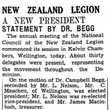 NZ Legion elects new president