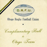 Otago rugby souvenir programme, 1948