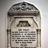 Otago Boys High  Sth African War memorial