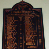 Oxford roll of honour boards