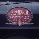 Passchendaele's memorial plate