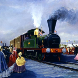 New Zealand's first railway, Christchurch, 1863