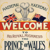 Prince of Wales welcome poster