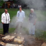Prince William at Government House hāngī