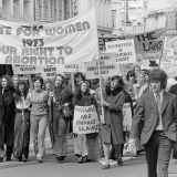 Pro-abortion march, 1973