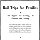 Rail trips for families advertisement