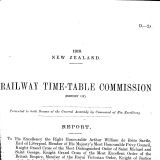 Report of the railway timetable commission