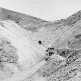 Railway workers at Chain Hills tunnel