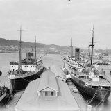 The ferries <em>Rangatira</em> and <em>Hinemoa</em> in Wellington