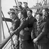 RNZAF personnel arrive in Canada, 1940
