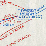 Battle of the River Plate map