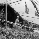 The Queen in Greymouth, 1954