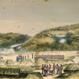 Ruapekapeka pā painting