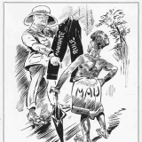 Mau versus mandate cartoon, 1930