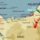 Sinai campaign map