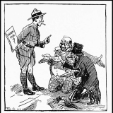 Prohibition vote by soldiers cartoon