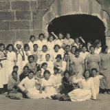 Women staff at hospital in Huete, Spain