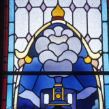Stained glass, Dunedin station