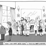 Divided loyalties Springbok tour cartoon