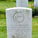 Grave of Donald Forrester Brown VC