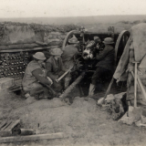 Firing shell during the Battle of the Somme