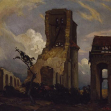 The ruins of Becordel, 1916