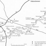 Map of the Le Quesnoy area today