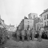 Marching through Le Quesnoy, 1918
