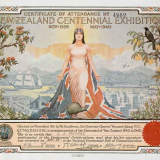 Centennial Exhibition Certificate of Attendance