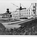 Constructing Parliament Buildings, about 1920