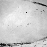German paratroops over Heraklion