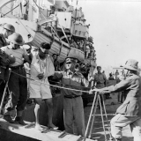 Evacuating wounded from Crete