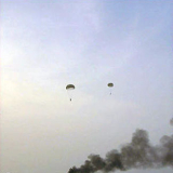 Paratroop landing re-enactment on Crete, 2001