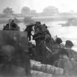 Beach landing on D-Day