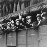 New Zealand seamen celebrate VE Day