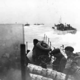 On the landing craft on D-Day