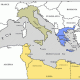 Map of Mediterranean Theatre 