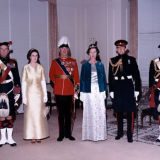Sir Bernard Fergusson and personal staff