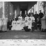 Domestic staff, Government House, Auckland, 1903