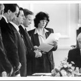 Swearing in ministers, 1990