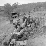 Artillery on the Sangro River front