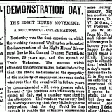 Report of first Labour Day, 1890