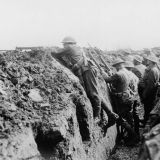 Trench scene from the Somme