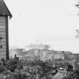 The <em>Aquitania</em> in Wellington Harbour