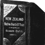 Season ticket, NZ Natives' Rugby tour of 1888/89
