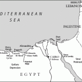 El Alamein campaign map, 1942