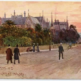 Parliament postcard, view from Sydney Street