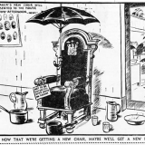 Parliament Speaker's chair cartoon
